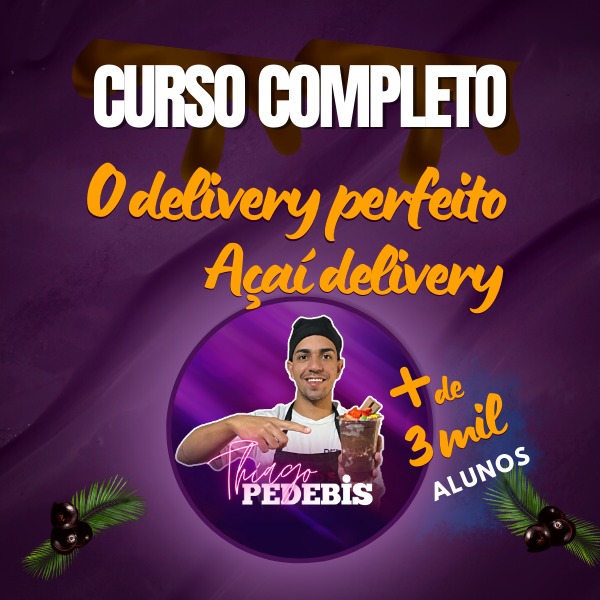 Curso açaí delivery